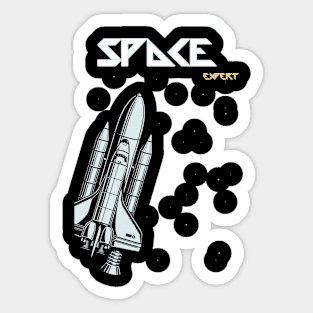 Space Expert Sticker